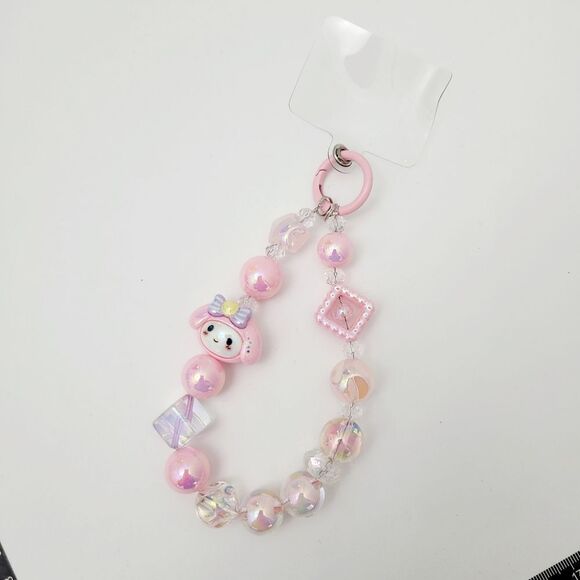 Brand New Handmade My Melody Phone Charms Keychain - Picture 7 of 8